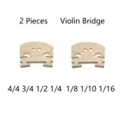 2 Pieces New VIOLIN Bridge 4/4 3/4 1/2 1/4 1/8 1/10 1/16 Ship from USA