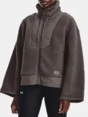 Under Armour Women's Legacy Sherpa Jacket Swacket Olive /Army Green NWT $130