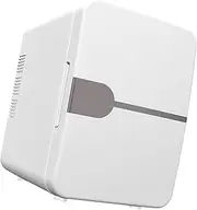 Mini Fridge Compact Refrigerator Lightweight Portable Thermoelectric Cooling Warmer Makeup Fridge for Apartment Outdoor Dorm, White