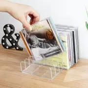 CD Holder 2 Pack Clear Acrylic CD Organizers Display Rack Holds 14 Standard CD