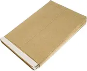 SHOWERORO Elegant Paper Document Pouches 100pcs Vintage Style Interoffice Envelopes Portable File Pouches