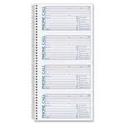 Tops Carbonless While You Were Out Book - Spiral Bound - 2 Part - Carbonless -