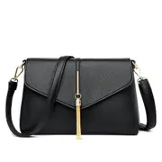 Designer High Quality Flap Bag PU Leather Shoulder Bags for Women Fashion Tassel Female Crossbody Bag Luxury Brand Handbags