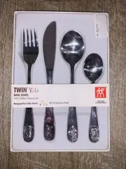 Swilling J.A. Henckels Kids Twin Bino Series 4 Pc. Flatware Set **NIB**