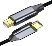 USB C to Mini DisplayPort Cable, tunghey Unidirectional Type C (Thunderbolt 3) to Mini DisplayPort Cable 4K Video Compatible with Type C Devices to Mini DP Monitor (1.8m)