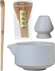 Matcha Set, Multifunctional Matcha Set, Reusable Matcha Mixer, Matcha Stirrer and Whisk, Tea Powder Whisk Set, Matcha Tea Preparation Kit, Matcha Mixing Tools, Tea Stirring and Blending Set