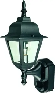 Heath Zenith HZ-4191 1 Light 180 Degree Motion Activated Outdoor - Black