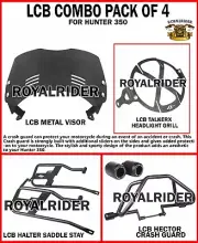 LCB COMBO PACK OF 4 FIT FOR ROYAL ENFIELD HUNTER 350 (for: Royal Enfield)