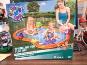 SPLASH & FUN 58" x 42" SMAL SWIMMING POOL, 18 MONTHS & UP, COLOR MAY VARY