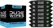 DUDE WIPES XL Flushable Wipes, Fragrance Free, 8 ct., 400 wipes