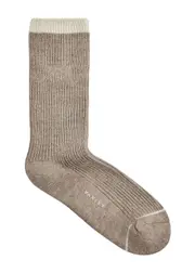 Varley Kerry Ribbed Jersey Socks - Taupe - One Size ONE SIZE