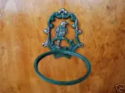 Cast Iron Parrot Wall Mounted SMALL Plant Pot Ring Holder