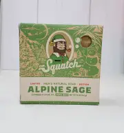 EMPTY BOX ONLY Dr. Squatch Ltd Ed. Bar Soap Alpine Sage BOX ONLY NO SOAP