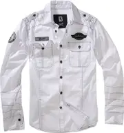 Brandit Luis Vintage, shirt , color: White , size: 7XL