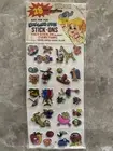 1980s VINTAGE 28 Stick Ons Puffy Googly Rolling Eyes Stickers