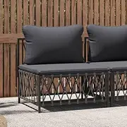 Patio Sofa Cushions Woven Fabric
