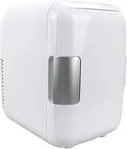 Portable Mini Fridge, Compact Car Refrigerator 12V/220V Car Fridge 4L Portable Refrigerator Car Fridge Cool Auto Compressor Freezer RV Van Truck Travel Cooler Use Portable Car Fridge for Travel and Ca