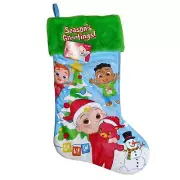 Ruz Cocomelon 18 inch Embroidered Plush Christmas Stocking