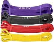 VEICK Resistance Bands for Working Out, Exercise and Pull Up Assistance, Long Heavy Stretch Set for Men and Women, Power Weight Gym at Home Fitness Equipment