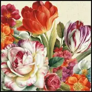 Chart Needlework DIY - Counted Cross Stitch Patterns - Garden View