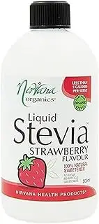 Nirvana Organics Strawberry Flavour Stevia Liquid 500 ml