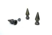 Size 24 1" Antique Brass tree spikes - bag of 4 - StudsAndSpikes