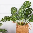 Tropical Plants Artificial Tropical Palm Branches Fake Plant Party Decor