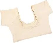Women's Underarm Sweat Pad Undershirt Silky, Quick-Drying And Breathable Washable, Flesh L