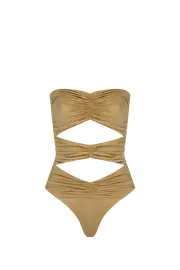 MAYGEL CORONEL Icaco one piece in Champana at Nordstrom One Size