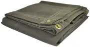 7x9 Green Heavy Duty Canvas Tarp (7’x9’)