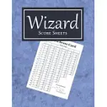 WIZARD SCORE SHEETS: WIZARD BOARD GAME, WIZARD CARD GAME