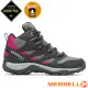 【MERRELL】送》女 多功能防水透氣登山健行鞋 GORE-TEX 登山鞋 休閒鞋_黑_ML037310