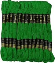 Anchor Stranded Cotton Thread for Cross Stitch/ Embroidery Color -Green 228