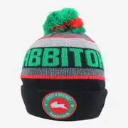 South Sydney Rabbitohs NRL Tundra Pom Pom Knit Beanie Hat