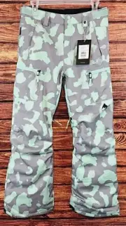 BURTON Snowbaord Pants Girls Sz Large(US 12) Cargo Elite Pants Rosette