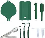 Gmokluytw Tick Removal Tool for Dogs - Kitten Flea Puller Set,Multifunctional Ergonomic Flea and Tick Remover Kit for Dogs, Cats, and Multi-Pet Household