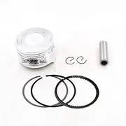 Motorcycle Parts Motorcycle 63.5mm Piston 15mm Pin Ring Gasket Set for CG200 WY196 CB200 CB CG 200 200cc Off Road Dirt Bike Spare Parts(Army Green)