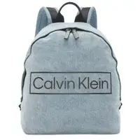 在飛比找蝦皮商城優惠-Calvin Klein 牛仔布拉鍊後背包 休閒後背包 後背
