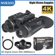 Night Vision Goggles for Adults 4K 3D Night Vision Binoculars with Head Strap