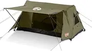 Coleman Instant Up Swagger 1/3 Person Tent, Waterproof & Windproof Camping, Dual Instant Spine Hub, Ideal for Back Packing