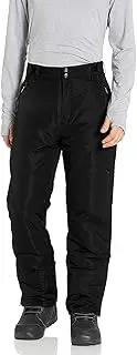 Arctic Quest Mens Snow Ski Waterproof Softshell Snowboard Pants Outdoor Hiking Zipper Bottom Windproof Warm Snow Pants
