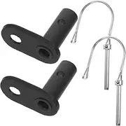 Generic 2pcs Steel Bike Trailer Coupler Bicycles Trailer Hitch Connector Attachment