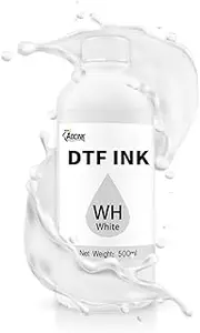 AOCAIINK DTF Ink White 500ml, Premium White DTF Printer Ink, DTF Ink Refill for ET-8550 XP15000 L1800, R1390 R2400, DTF Transfer Ink for PET Film (500ml)