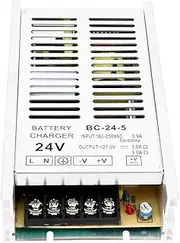 Intelligent Power Supply Generator Battery Charger Fast Charging Portable Aluminum Alloy 24V Suitable for Lead-acid Batteries