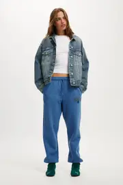 [Cotton On Women] Cotton On Women - Classic Fleece Sweatpant - Azure blue S AZURE BLUE