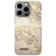 Ideal Of Sweden Fashion Case (Suits iPhone 13 Pro) - Sparkle Greige Marble