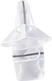 Elegant Crafted Dog Raincoat Reflective Elastic Hat Size XL for Comfortable Wear