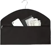 Clothes Hanger Diversion Safe, 12.6 X 17.5 Inch Hidden Pocket Safe, Fireproof And Waterproof Safe Bag, Zippered Pocket For Secret Documents, Storage Bag To Valuables For Home Or Travel