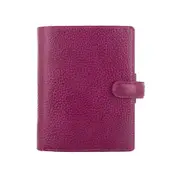 Filofax Finsbury Pocket Organiser Diary Planner Stationery Leather Raspberry