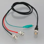 2-Lug Triax TRB Male to HI Guard 2x BNC Male + Ground Alligator Clip Cable 1~6FT